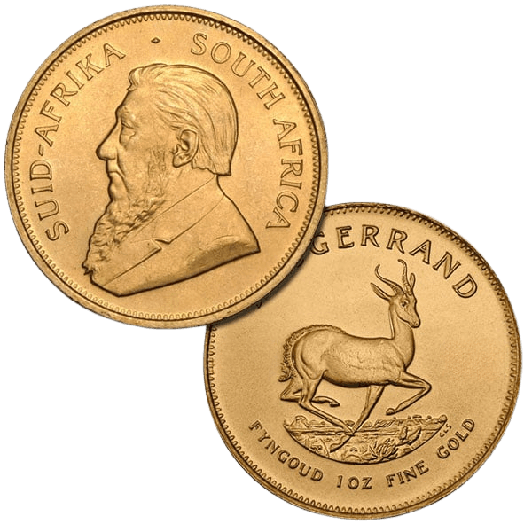 Gold Krugerrand coin